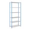 Steckregal mit Rohr-Fachböden HxBxT 2496 x 1020 x 600 mm Grundregal. MAN ORGA SAS 96778949