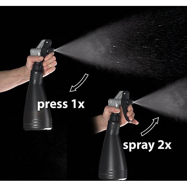 Doppelhub-Industrie-Zerstäuber 180° für Reiniger/Desinfektionsmittel 1 l VE 6 Stk schwarz. PRESSOL-2