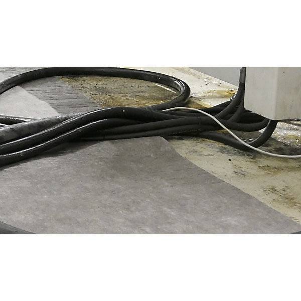 DuraSoak® Bindevlies Universal Tuchrolle VE 2 Rollen recycelte Zellulose 360 mm x 38 m grau. RAW | Handel--1