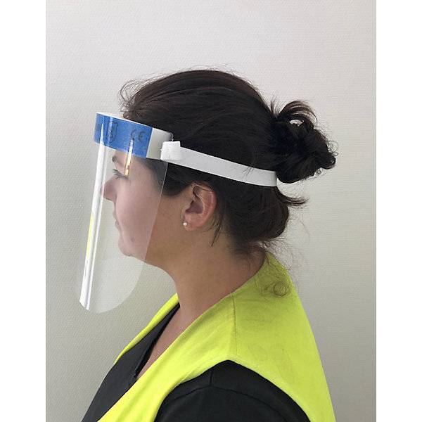 Gesichtsschutz mit Stirnpolster VE 10 Stk transparent/blau. Simon Evers & CO. GmbH 56921249-0