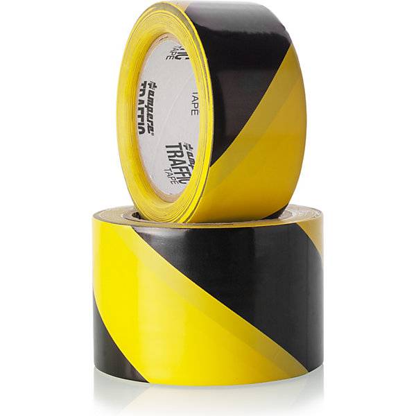 Bodenmarkierungsband Breite 50 mm gelb/schwarz. Ampere Deutschland GmbH 56946749-1