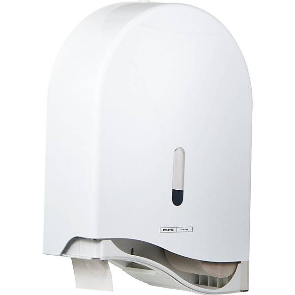 ParadiseLine Toilettenpapierspender für Großrollen HxBxT 300 x 300 x 120 mm weiß. CWS Hygiene Deutschland GmbH-1