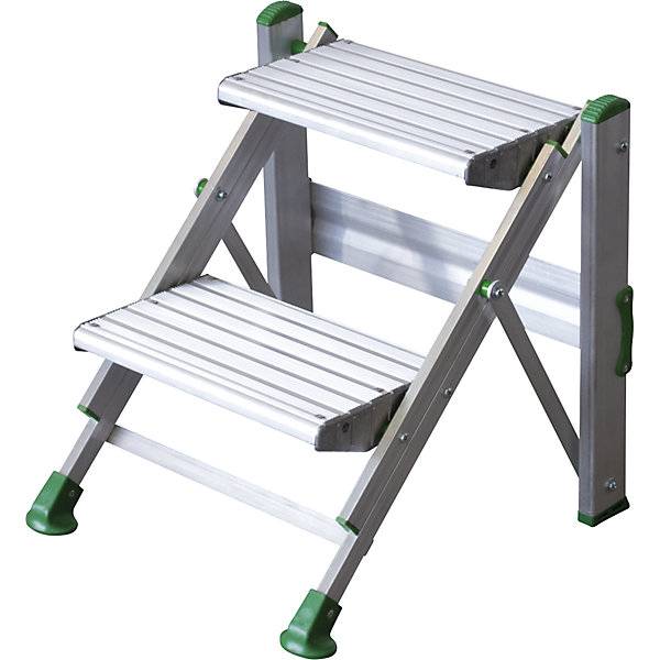 Klapptreppe aus Leichtmetall ohne Sicherheitsbügel 2 Stufen. Facal SRL 56960349