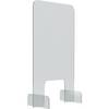Theken- und Tischaufsteller Acrylglas transparent 5 mm dick HxBxT 845 x 495 x 240 mm. Holtz Office Support