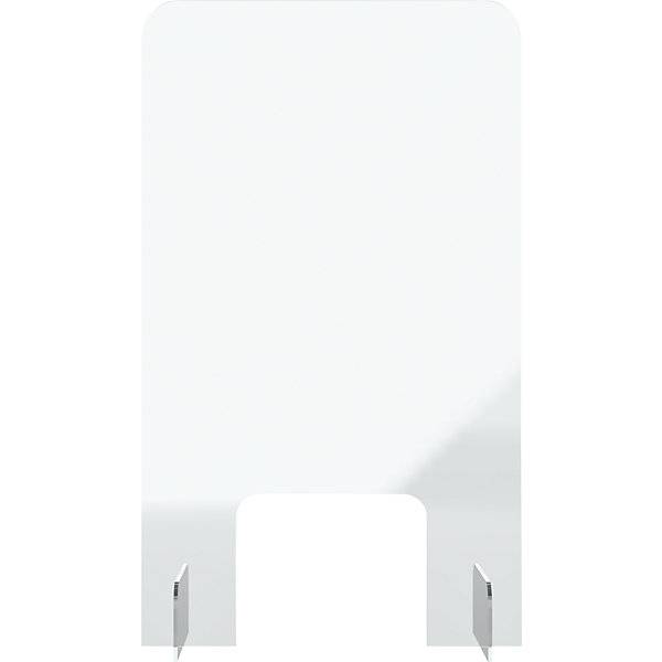 Theken- und Tischaufsteller Acrylglas transparent 5 mm dick HxBxT 845 x 495 x 240 mm. Holtz Office Support-1
