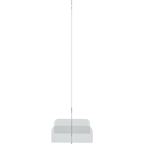 Theken- und Tischaufsteller Acrylglas transparent 5 mm dick HxBxT 845 x 495 x 240 mm. Holtz Office Support-2