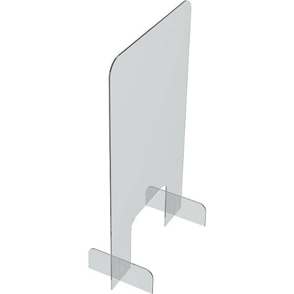 Theken- und Tischaufsteller Acrylglas transparent 5 mm dick HxBxT 845 x 495 x 240 mm. Holtz Office Support-3