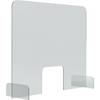 Theken- und Tischaufsteller Acrylglas transparent 5 mm dick HxBxT 670 x 845 x 240 mm. Holtz Office Support