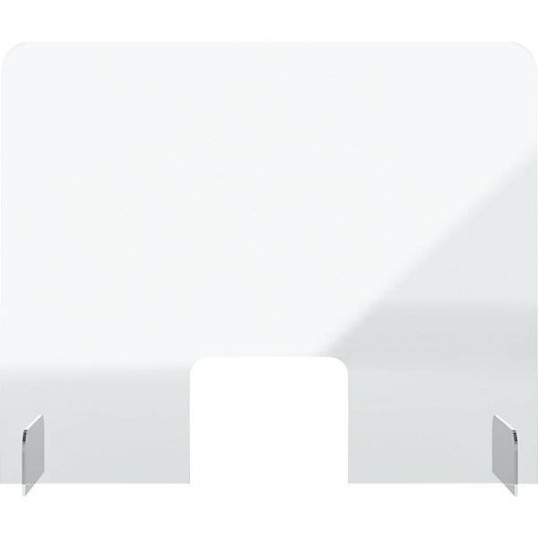 Theken- und Tischaufsteller Acrylglas transparent 5 mm dick HxBxT 670 x 845 x 240 mm. Holtz Office Support-2