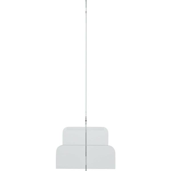 Theken- und Tischaufsteller Acrylglas transparent 5 mm dick HxBxT 670 x 845 x 240 mm. Holtz Office Support-3