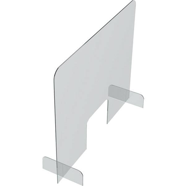 Theken- und Tischaufsteller Acrylglas transparent 5 mm dick HxBxT 670 x 845 x 240 mm. Holtz Office Support-4