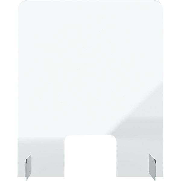 Theken- und Tischaufsteller Acrylglas transparent 5 mm dick HxBxT 845 x 670 x 240 mm. Holtz Office Support-1