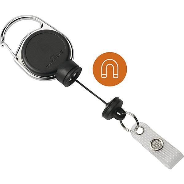 Ausweishalter JOJO EXTRA STRONG mit Druckknopf-Schlaufe VE 10 Stk schwarz. Durable | Hunke & Jochheim GmbH &