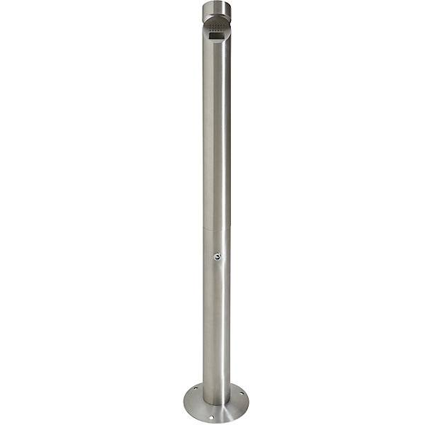 Edelstahl-Standascher mit Dach Volumen 15 l abschließbar. TAKKT Industrial & Packaging GmbH 56988449