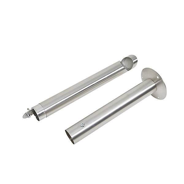 Edelstahl-Standascher mit Dach Volumen 15 l abschließbar. TAKKT Industrial & Packaging GmbH 56988449-4