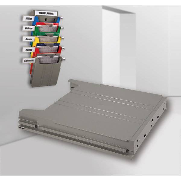 Wandsortierer BIG für Format DIN A4 Füllhöhe 34 mm Ablagefach grau. Eichner Organisation 57053749-4