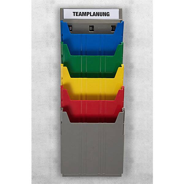 Wandsortierer BIG für Format DIN A4 Füllhöhe 34 mm Grundmodul grau. Eichner Organisation 57053849-4