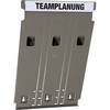 Wandsortierer FLAT für Format DIN A4 Füllhöhe 9 mm Grundmodul grau. Eichner Organisation 57054549