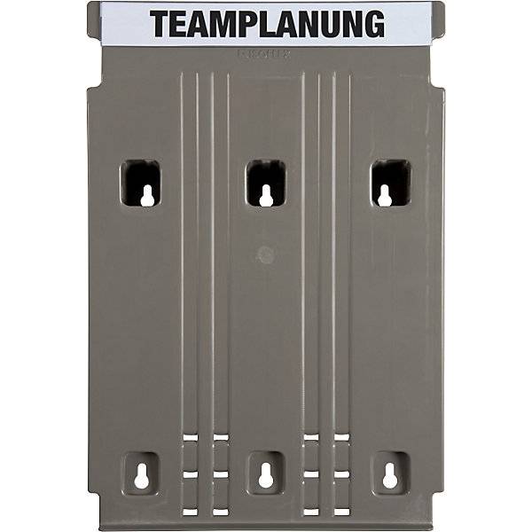Wandsortierer FLAT für Format DIN A4 Füllhöhe 9 mm Grundmodul grau. Eichner Organisation 57054549-2