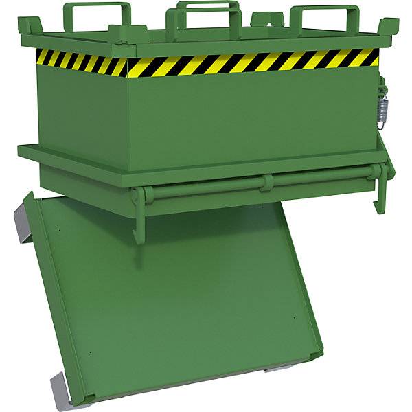 Klappbodenbehälter Volumen 013 m³ resedagrün RAL 6011. TAKKT Industrial & Packaging GmbH 57056949-2