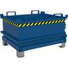 Klappbodenbehälter Volumen 024 m³ enzianblau RAL 5010. TAKKT Industrial & Packaging GmbH 57057649