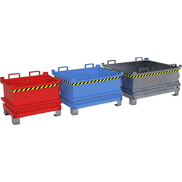 Klappbodenbehälter Volumen 013 m³ mausgrau RAL 7005. TAKKT Industrial & Packaging GmbH 57057049-1