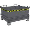 Klappbodenbehälter Volumen 024 m³ mausgrau RAL 7005. TAKKT Industrial & Packaging GmbH 57057849