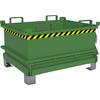 Klappbodenbehälter Volumen 024 m³ resedagrün RAL 6011. TAKKT Industrial & Packaging GmbH 57057749