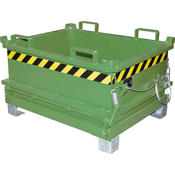 Klappbodenbehälter Volumen 024 m³ resedagrün RAL 6011. TAKKT Industrial & Packaging GmbH 57057749-3