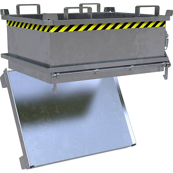Klappbodenbehälter Volumen 024 m³ feuerverzinkt. TAKKT Industrial & Packaging GmbH 57058049-2