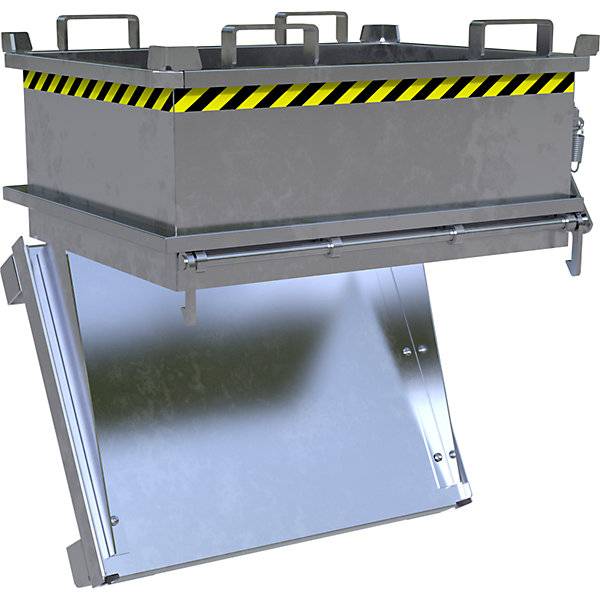 Klappbodenbehälter Volumen 024 m³ feuerverzinkt. TAKKT Industrial & Packaging GmbH 57058049-4