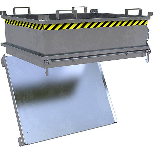 Klappbodenbehälter Volumen 037 m³ feuerverzinkt. TAKKT Industrial & Packaging GmbH 57058849-2