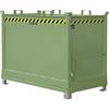 Klappbodenbehälter Volumen 20 m³ resedagrün RAL 6011. TAKKT Industrial & Packaging GmbH 57074949