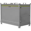 Klappbodenbehälter Volumen 20 m³ mausgrau RAL 7005. TAKKT Industrial & Packaging GmbH 57074849