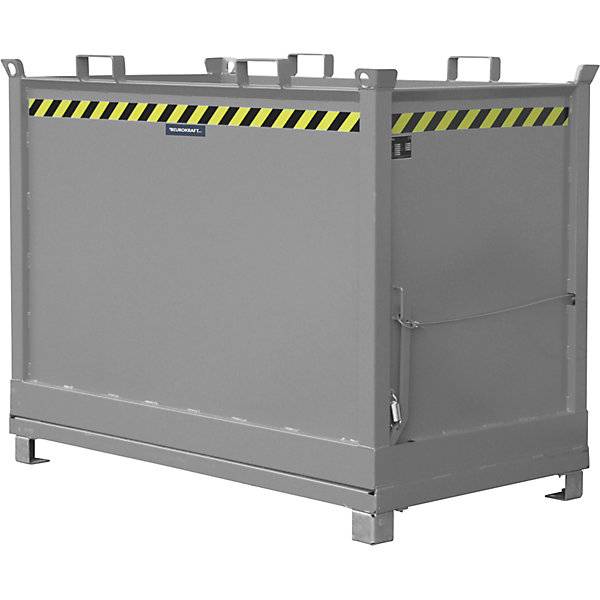 Klappbodenbehälter Volumen 20 m³ mausgrau RAL 7005. TAKKT Industrial & Packaging GmbH 57074849