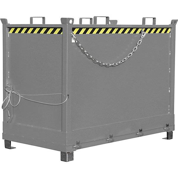 Klappbodenbehälter Volumen 20 m³ mausgrau RAL 7005. TAKKT Industrial & Packaging GmbH 57074849-1