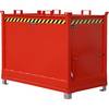 Klappbodenbehälter Volumen 20 m³ feuerrot RAL 3000. TAKKT Industrial & Packaging GmbH 57075049
