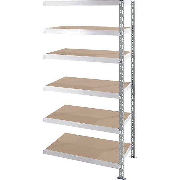 Universalsteckregal Spanplattenböden HxBxT 1976 x 1025 x 400 mm Anbauregal. TAKKT Industrial & Packaging GmbH