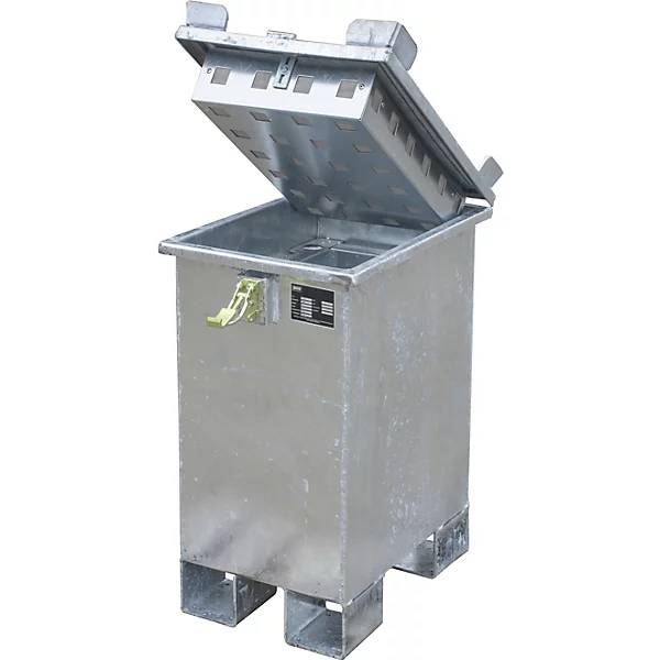 Akku-Lagerbehälter für Lithium-Ionen-Batterien/-Akkus Volumen 30 l LxBxH 400 x 600 x 750 mm ab 2 Stk. TAKKT-3