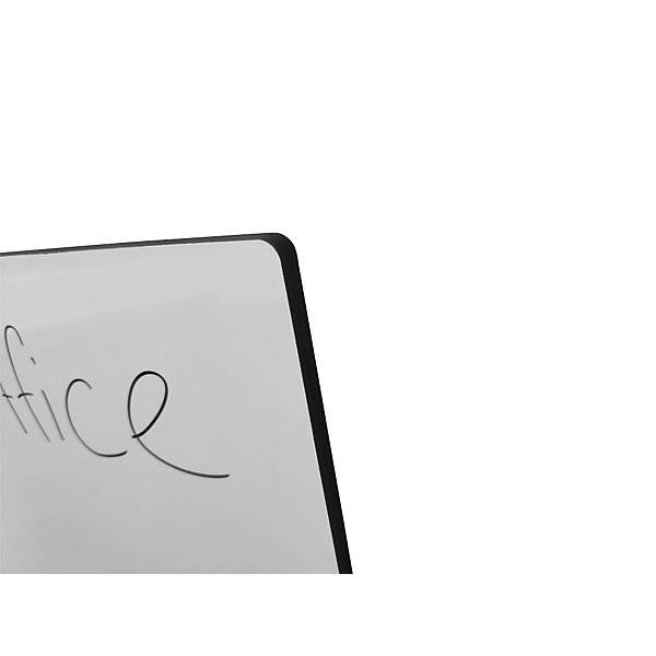 Whiteboard rahmenlos Stahl emailliert weiß BxHxT 1180 x 880 x 7 mm mit Zubehör. Smit Visual Supplies BV-3
