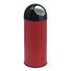 Push-Mülleimer Stahl Volumen 55 l verzinkter Innenbehälter rot. Vepa Bins Groothandel B.V. 97790249