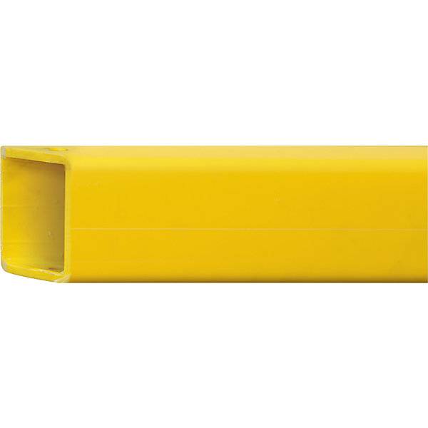 Querbalken für Eckpfosten (45°-Schräge einseitig) BxH 52 x 74 mm Länge 1500 mm gelb 74 x 52 x 5 mm. Moravia-0