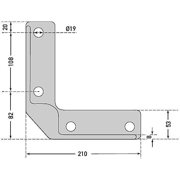 PU-Dämpfungselement LxBxH 210 x 210 x 40 mm für Anfahrschutzwinkel. Moravia Wiesbaden| Gesellschaft-4