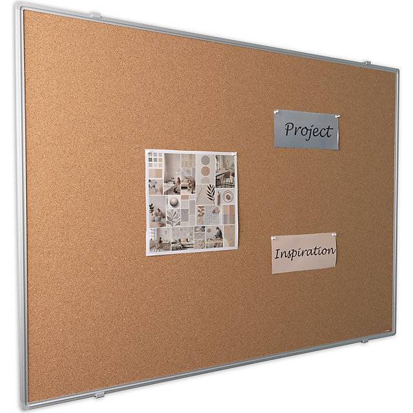 Pinnwand eloxierter Alu-Rahmen Naturkork BxH 900 x 600 mm. TAKKT Industrial & Packaging GmbH 57273349-4