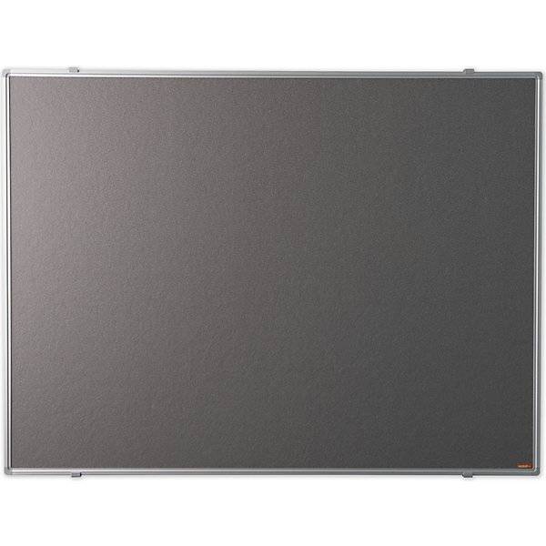 Pinnwand eloxierter Alu-Rahmen Stoffbezug grau BxH 1200 x 900 mm. TAKKT Industrial & Packaging GmbH 57277449-0