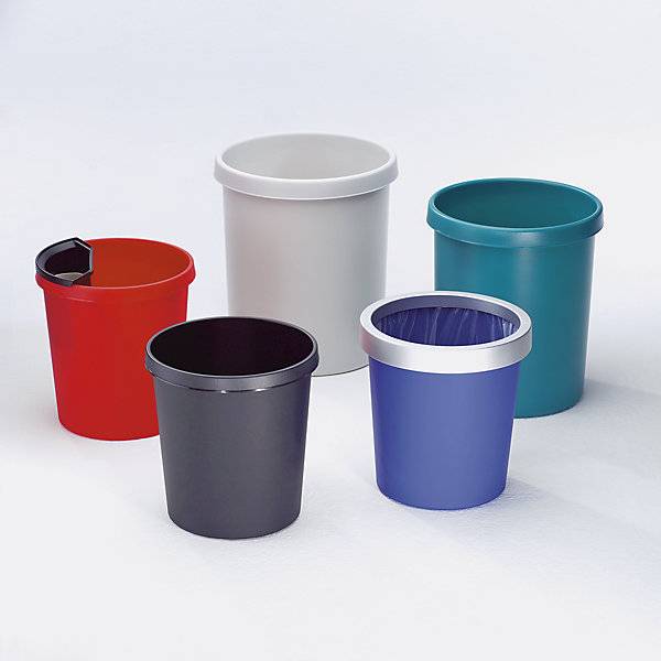 Papierkorb aus Polyethylen Volumen 45 l VE 2 Stk schwarz. Maped Deutschland GmbH 57619049-1