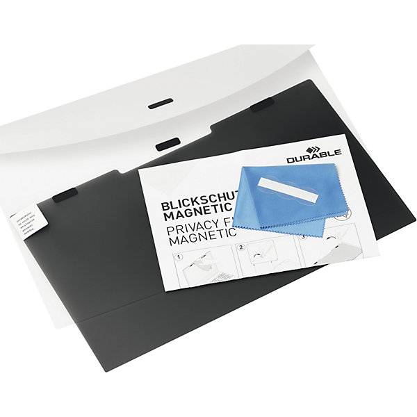 Blickschutzfilter MAGNETIC, anthrazit / grau, VE 2 Stk, für Bildschirme 14,0''., DURABLE, 586952 49-1