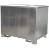 Sammelbehälter für Routenzüge LxBxH 840 x 1240 x 975 mm feuerverzinkt. eurokraft pro 58746349
