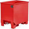 Spänesammelbehälter CS für Routenzüge LxBxH 620 x 840 x 800 mm feuerrot. eurokraft pro 58746649