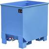 Spänesammelbehälter CS für Routenzüge LxBxH 620 x 840 x 800 mm lichtblau. TAKKT Industrial & Packaging GmbH